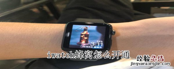 iwatch蜂窝怎么开通