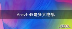 6-evf-45是多大电瓶