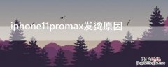 iPhone11promax发烫原因