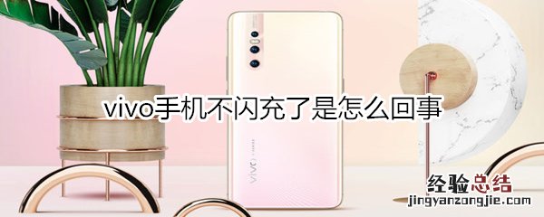 vivo手机不闪充了是怎么回事