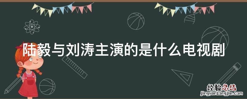 陆毅与刘涛主演的是什么电视剧