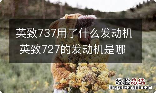 英致737用了什么发动机 英致727的发动机是哪里产的