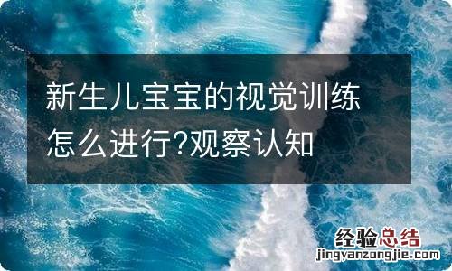 新生儿宝宝的视觉训练怎么进行?观察认知