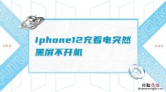 iphone12照相机黑屏