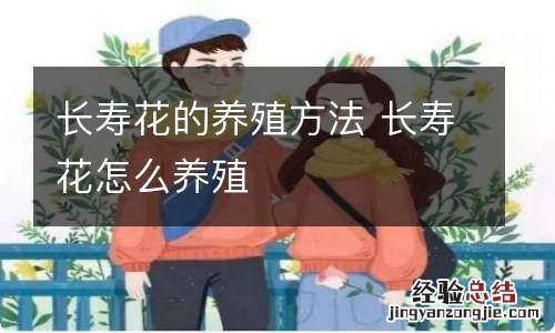 长寿花的养殖方法 长寿花怎么养殖