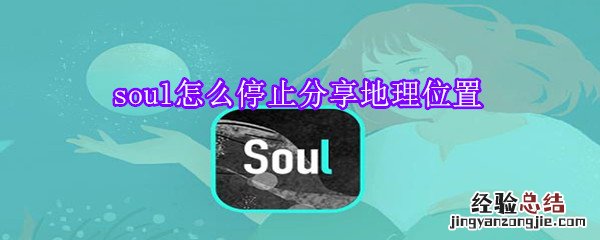 soul怎么停止分享地理位置