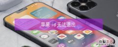 iPhoneid无法退出