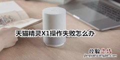 解决天猫精灵X1操作失败的图文教程