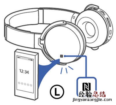 索尼MDR-XB650BT耳机NFC连接方法