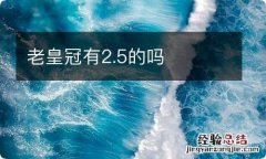 老皇冠有2.5的吗