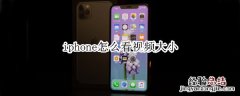 iphone怎么看视频大小