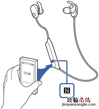 索尼WI-SP600N耳机NFC连接方法