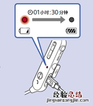 索尼WI-SP600N耳机怎么充电