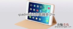 ipadmini5充电器多少w