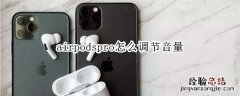 airpodspro怎么调节音量