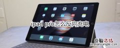 ipad pro怎么反向充电