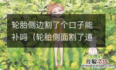 轮胎侧面割了道口子能补吗 轮胎侧边割了个口子能补吗