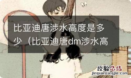 比亚迪唐dm涉水高度是多少 比亚迪唐涉水高度是多少