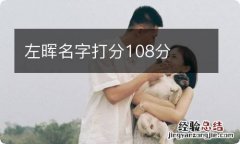 左晖名字打分108分