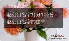 赵公山名字打分105分 赵公山名字的由来