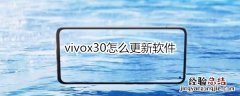 vivox30怎么更新软件