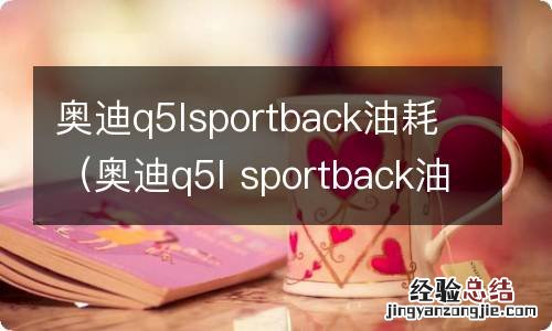 奥迪q5l sportback油耗 奥迪q5lsportback油耗