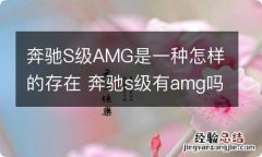 奔驰S级AMG是一种怎样的存在 奔驰s级有amg吗