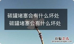 碳罐堵塞会有什么坏处 碳罐堵塞会有什么坏处吗