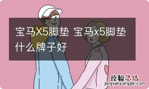 宝马X5脚垫 宝马x5脚垫什么牌子好