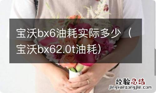 宝沃bx62.0t油耗 宝沃bx6油耗实际多少