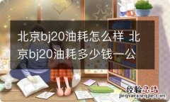 北京bj20油耗怎么样 北京bj20油耗多少钱一公里