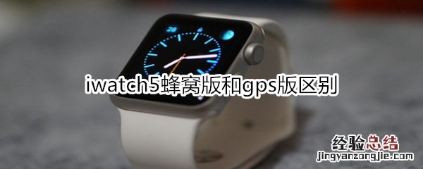 iwatch5蜂窝版和gps版区别