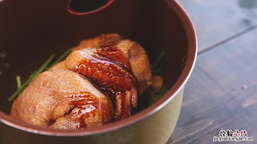 怎样用电饭锅焗鸡