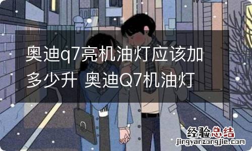 奥迪q7亮机油灯应该加多少升 奥迪Q7机油灯