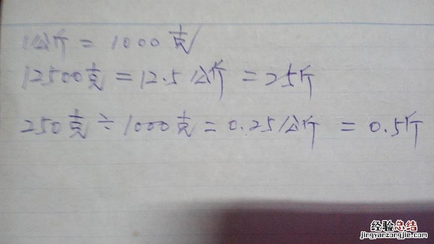 请问一克等于多少斤