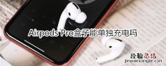 Airpods Pro盒子能单独充电吗