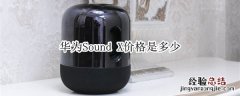 华为Sound X价格是多少