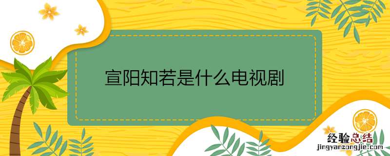 宣阳知若是什么电视剧