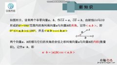 平面向量的内积是什么