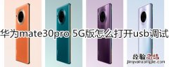 华为mate30pro 5G版怎么打开usb调试