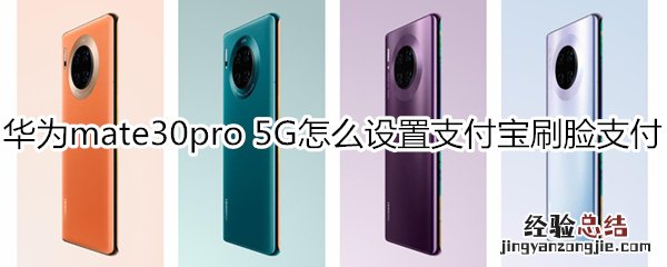 华为mate30pro 5G版怎么设置支付宝刷脸支付