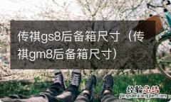 传祺gm8后备箱尺寸 传祺gs8后备箱尺寸