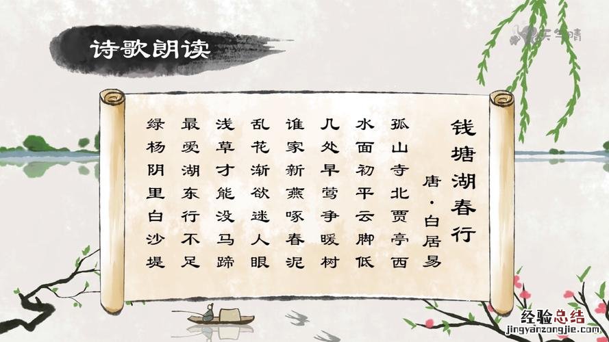 钱塘湖春行翻译全文