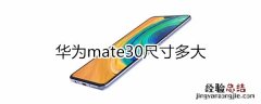 mate30 尺寸