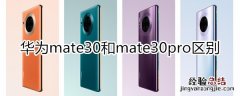 mate30 mate30pro区别