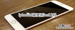 iphone6能更新ios12吗