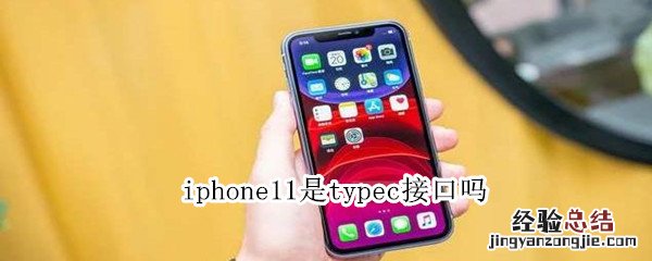 iphone11是typec接口吗