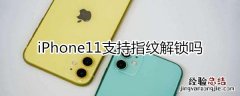 iphone11会出指纹吗