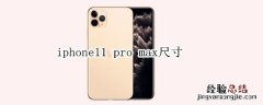 iphone11 pro max尺寸