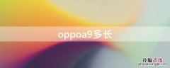 oppoa9多长